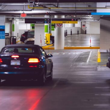 La barrière du parking…